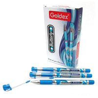 Ручка масляная Goldex 1271 Blue Butterfly 0.7мм синяя