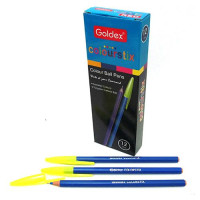 Ручка масляная Goldex 932-col-bl Colorstix 1мм синяя