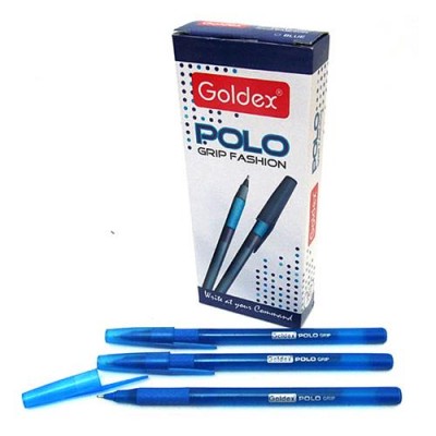 Купить Ручка масляная Goldex 422-bl Polo Grip Fashion 1мм синяя Дом, сад, огород