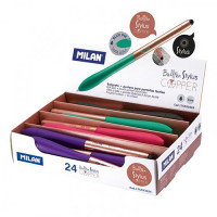 Ручка шариковая Milan 176593924 Stylus Copper автоматическая 1мм синяя