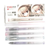 Ручка гелевая Techjob Tizo Girl TG30911BC 0.38мм черная