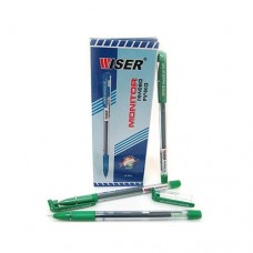 Ручка гелевая Wiser mon-gel-gr Monitor 0.6мм зеленая