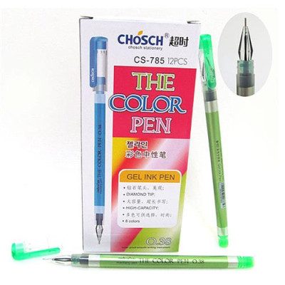 Ручка гелевая J.OTTEN CS-785gr Chosch 0.38 мм зеленая Купить Ручка гелевая J.OTTEN Chosch CS-785gr 0.38мм зеленая Дом, сад, огород