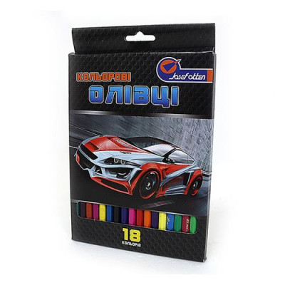Набор цветных карандашей J.OTTEN 1051ВA-18 Racing 18 цветов пластиковые Купить Набор цветных карандашей J.OTTEN 1051ВA-18 Racing пластик 18 цветов Дом, сад, огород
