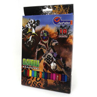 Набор цветных карандашей J.OTTEN 1051ВО-18 Motocross пластик 18 цветов