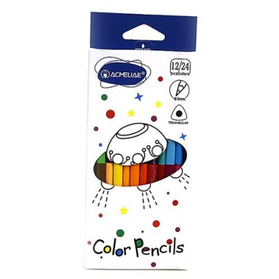 Купить Набор цветных карандашей Acmeliae C12-24 двухсторонние 24 цвета Дом, сад, огород
