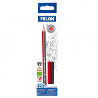 Карандаш Milan 071230312 НВ чернографитный