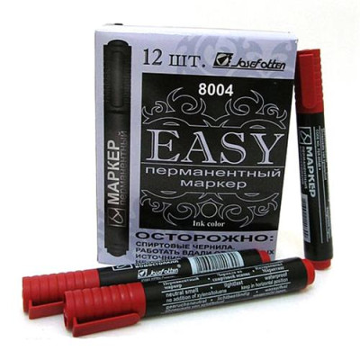 Маркер J.OTTEN 16727 8004А Easy перманентный красный Купить Маркер J.OTTEN 16727 8004А Easy перманентный красный Дом, сад, огород