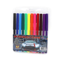 Набор фломастеров J.OTTEN 6816BA 12 Sportcar 12 цветов