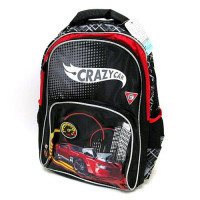 Рюкзак детский Crazy car 40х30х10 см рисунок в ассортименте