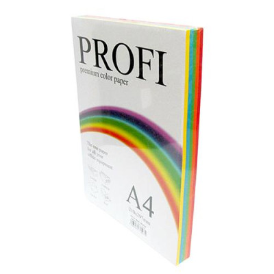 Купить Бумага офисная цветная Profi Deep 82А А4 80г/м2 насыщенные 5 цветов 250 листов Дом, сад, огород