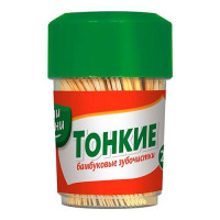 Зубочистки бамбуковые Мелочи Жизни в тубусе 250шт