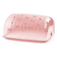 Хлебница пластиковая Berossi Cake 345х273х164мм цвет нежно-розовый Беларусь