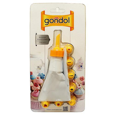 Мешок кондитерский Gondol с насадками Купить Мешок кондитерский Gondol с насадками Дом, сад, огород