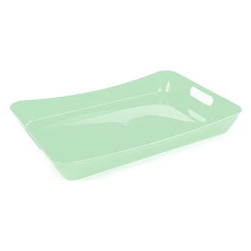 Поднос пластиковый Berossi Cake 422х282х52мм салатовый