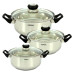 Набор посуды Rotex Bergamo RC011-6L 3 кастрюли плюс крышки Купить Набор посуды Rotex Bergamo RC011-6L 3 кастрюли плюс крышки Дом, сад, огород