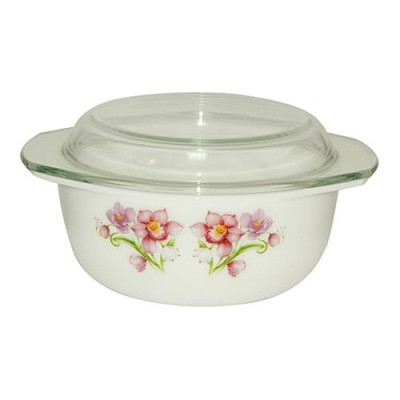 Купить Кастрюля SNT 30051-001 с крышкой 1.5 л орхидея Дом, сад, огород