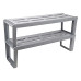 Полка для обуви Berossi Slip 2 полки 820x286x470мм серая Купить Полка для обуви Berossi Slip 2 полки 820x286x470мм серая Дом, сад, огород