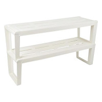 Полка для обуви Berossi Slip 2 полки 820x286x470мм молочная