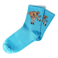 Носки Grazy Llama's Добби размер 36-42 голубые 222-06