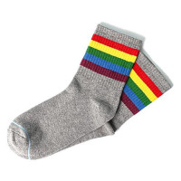 Носки Grazy Llama's Радуга размер 36-42 серые 222-94
