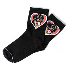 Носки Grazy Llama's Собаки в сердце размер 36-42 черные 777-55