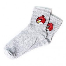 Носки Rock'n'socks Angry birds Red размер 36-42 светло-серые 444-18