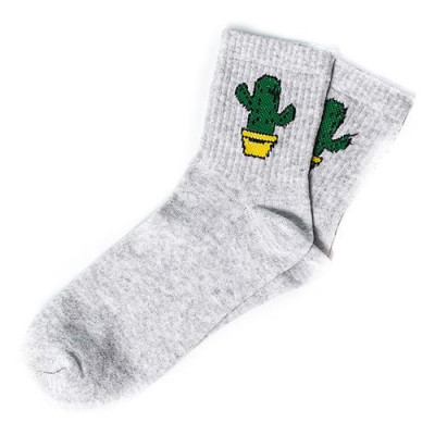 Носки Rock'n'socks Кактус размер 36-42 серые 444-27 Купить Носки Rock'n'socks Кактус размер 36-42 серые 444-27 Дом, сад, огород