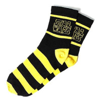 Носки Rock'n'socks Star Wars размер 36-42 желто-черные 444-78