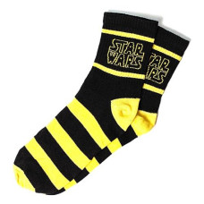 Носки Rock'n'socks Star Wars размер 36-42 желто-черные 444-78