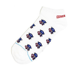 Купить Носки короткие Rock'n'socks Captain America размер 36-42 345-33 белые Дом, сад, огород