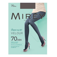 Колготки Mirey Velveteen 70 den 2 кофейные