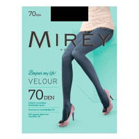 Колготки Mirey Velveteen 70 den 2 fumo/темно-серые