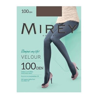 Колготки Mirey Velveteen 100 den 2 кофейные