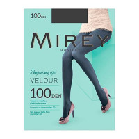 Колготки Mirey Velour 100 den 4 fumo/темно-серые