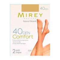 Носки Mirey Comfort 40 den daino/телесный 2 пары