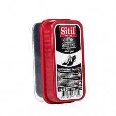 Губка Sitil для полировки обуви в коробке черная