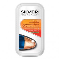 Губка-блеск Silver Стандарт Мини прямоугольная натуральная