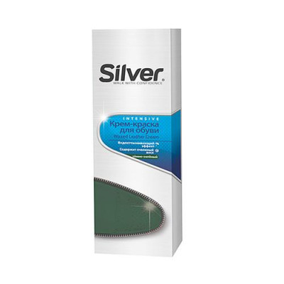 Купить Крем-краска для обуви Silver Pro в тюбике 75мл темно-зеленая Дом, сад, огород