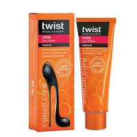 Крем для обуви Twist в тубе с губкой 75мл черный