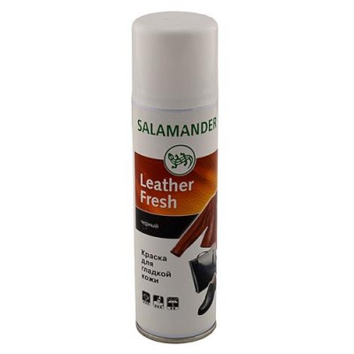 Купить Аэрозоль Salamander Leather Fresh для гладкой кожи черный 250мл Дом, сад, огород