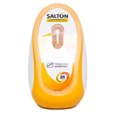 Купить Губка обувная Salton с дозатором для гладкой кожи бесцветная Дом, сад, огород