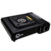 Плита газовая однокомфорочная пьезоподжиг Intertool GS-0001
