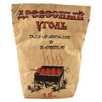 Уголь древесный 1.5кг