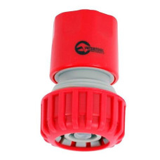 Купить Коннектор Intertool GE-1020 1/2" с аквастопом для шланга 3/4" Дом, сад, огород