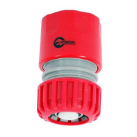 Коннектор Intertool GE-1021 3/4" с аквастопом для шланга 3/4"