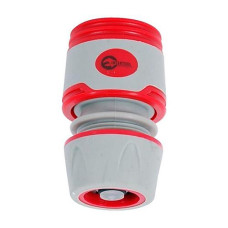 Купить Коннектор Intertool GE-1119 прорезиненный 1/2" с аквастопом для шланга 1/2" Дом, сад, огород