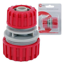 Купить Муфта ремонтно-соединительная для шланга Intertool GE-1015 1/2"и 3/4" Дом, сад, огород