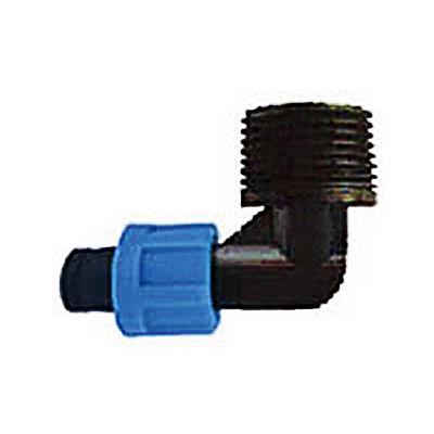 Колено SL-002.3 3/4" наружная резьба для ленты D=17 Купить Колено SL-002.3 3/4" наружная резьба для ленты d17 Дом, сад, огород