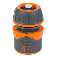 Коннектор Sigma flora 5015434 1/2" быстросъемный для шланга 1/2" с аквастопом и замком